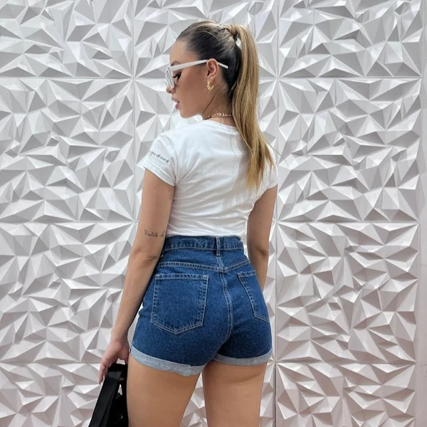 Short Dama Clasico Oscuro