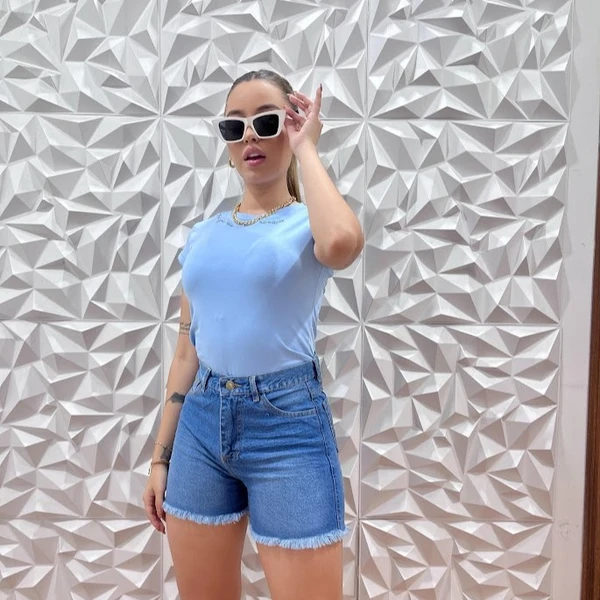 Short Desflecado Claro